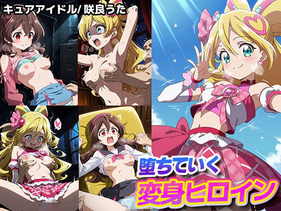 【フェラ】 堕ちていく変身ヒロイン【キュアアイドル/ 咲良うた】 【d_555124】