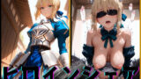 【フェラ】 ヒロインシェア‐色んな男に好き放題犯●れるCG集‐セイバー編 【d_575833】