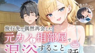 【フェラ】 旅行先で偶然再会した元カノと相部屋で混浴することになった話 【d_617343】