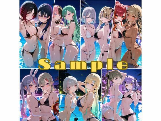 【フェラ】 〜ナイトプール編〜 【d_633738】