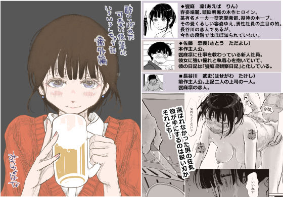 【フェラ】 酔いつぶれた可愛い後輩にいろいろしちゃう話  番外編 【d_629943】