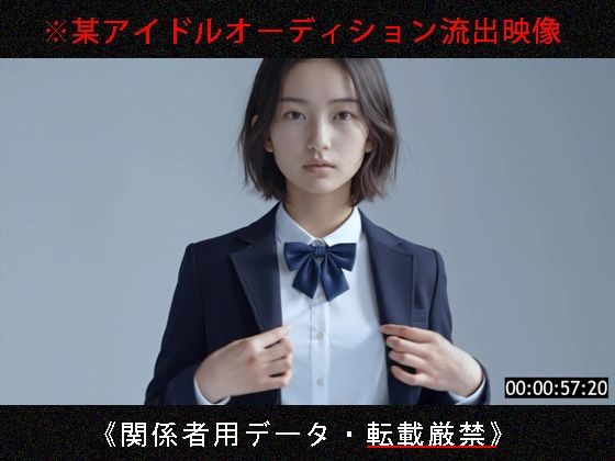 【フェラ】 某アイドルオーディション流出映像【No.1009】 【d_677583】